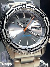 国内正規品 新品 腕時計 SEIKO セイコー SKX Sports Style レトロカラー コレクション セイコー5 スポーツ 自動巻き 防水 シルバー SBSA217_画像1