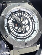 新品 腕時計 正規品 TECHNOS テクノス クオーツ アナログ腕時計 5気圧防水 ウレタンバンド シンプル シルバー ブラック メンズ プレゼント_画像1