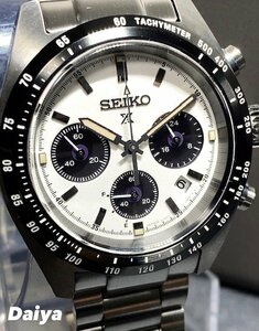  new goods SEIKO Seiko wristwatch domestic regular goods PROSPEX Prospex SPEEDTIMER Speed timer solar chronograph Panda SBDL085