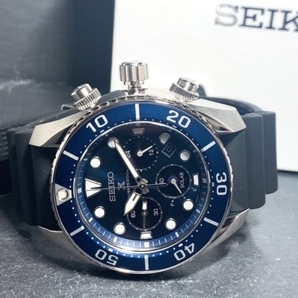 新品 SEIKO セイコー 正規品 PROSPEX プロスペックス 腕時計 ダイバー ソーラー クロノグラフ 20気圧防水 スモールセコンド SSC759J1の画像5