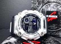 新品 CASIO カシオ 正規品 G-SHOCK ジーショック Gショック 腕時計 アナデジ 多機能 スノー カモフラージュ ホワイト グレー プレゼント_画像5