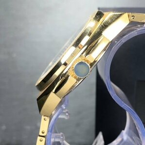 新品 テクノス TECHNOS 正規品 腕時計 アナログ腕時計 ソーラー ステンレス 3気圧防水 カレンダー ゴールド ブラック メンズ プレゼントの画像5