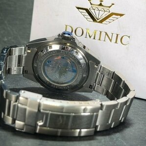 新品 正規品 ドミニク DOMINIC シーマリーナ 自動巻き 腕時計 オートマティック ステンレス カレンダー リミテッドエディション ブラックの画像7