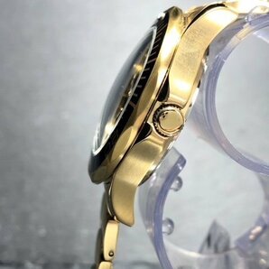 新品 TECHNOS テクノス 腕時計 正規品 アナログ腕時計 クオーツ カレンダー 10気圧防水 ステンレス シンプル ゴールド ブラック プレゼントの画像5
