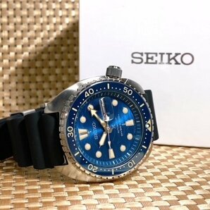 新品 SEIKO セイコー 正規品 PROSPEX プロスペックス 腕時計 キングタートル SAVE THE OCEAN 日本製 自動巻き ダイバー ラバー 20気圧防水の画像6