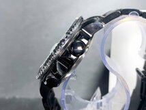 新品 正規品 ドミニク DOMINIC 自動巻き 腕時計 オートマティック カレンダー 防水 ステンレス アースギミック からくり時計 ブラック 地球_画像5