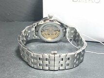 新品 SEIKO セイコー 正規品 腕時計 自動巻き PRESAGE プレサージュ カクテルタイム ベーシックライン オープンハート ステンレス ブルー_画像7