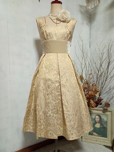 ◆送料無料◆ VIVIENNE TAM ヴィヴィアンタム ドレス ゴールド刺繍 ベロア サイズ0 USED 