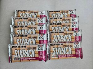 ★UHA味覚糖 SIXPACK 低糖質ダイエットサポート プロテインバー クランベリー味 10個セット★