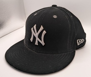 ニューエラ / NEW ERA　59FIFTY　ニューヨークヤンキース / NEW YORK YANKEES　キャップ　帽子　SIZE:63.5cm　中古 USED・即決　№ 7080