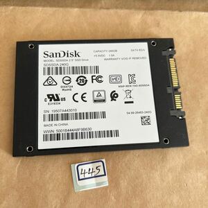 SSD 240GB #445# SanDisk SSD PLUS 240GB:240.0GB