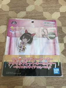 未開封品 ウマ娘　プリティダービー　アクリルプレートキーホルダー　ウイニングライブver.　～vol.3　ニシノフラワー 2405m48