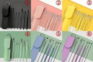  mobile * portable * stainless steel material * ear ..* ear . removal * ear cleaning * сolor selection commodity 