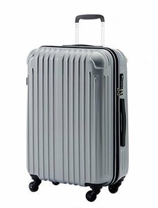 【訳あり品】 スーツケース 大型 軽量 キャリーバッグ 旅行 おしゃれ TY001 スレートグレー ファスナータイプ Lサイズ TSA (W）[005]