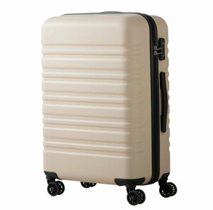 [ перевод есть товар ] чемодан средний дорожная сумка - легкий [TY8098 застежка-молния модель M размер ]ekru бежевый TSA блокировка (W)[018]