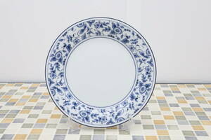 ◆陶磁器 ｜大皿｜Noritake オールドノリタケ ARCADIA ブルー｜盛り皿 アンティーク 食器 直径26.5ｃｍ■N5200