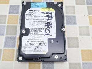 ∨ 250GB フォーマット済｜3.5インチ ハードディスク｜WD ウェスタンデジタル WD2500JS-19NCB1 ｜SATA 内蔵型 ■O0070