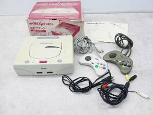 △ ｜セガサターン コントローラ2個付き｜SEGA セガ HST-3220 SEGASATURN｜ ■O8678