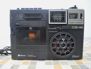 * audio equipment Showa Retro l radio-cassette lCLARION Clarion MH-8030 rare rare l that time thing junk treatment JUNK#O1813