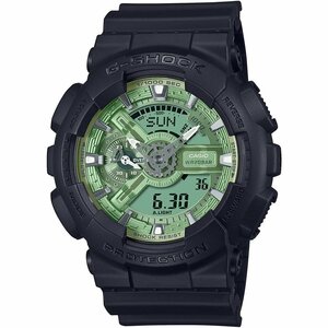 即決あり【G-SHOCK メタリックカラーダイヤル アナデジ ビッグケース セージグリーンメンズ腕時計】GA-110CD-1A3JF 新品