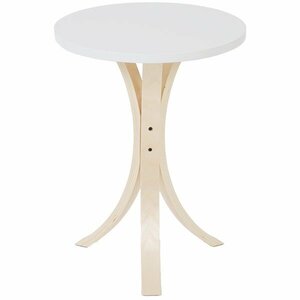 サイドテーブル おしゃれ 木製 ポップ 高さ 53cm コンパクト 省スペース