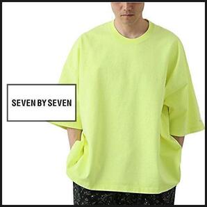 【SEVEN BY SEVEN/セブンバイセブン】ビッグT イエロー BIG TEE 綿 コットン 定番 張感 クリーニング済 匿名発送 送料無料