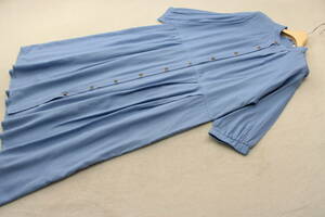 5-939 new goods flax . tuck no color shirt One-piece F size 