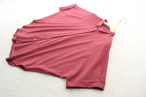 2-2036 new goods stretch wide blouse red group F size 