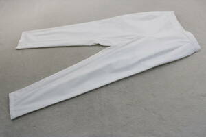 4-247 new goods waist rubber stretch tapered pants white M regular price Y18,700