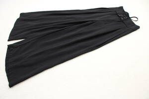 5-998 new goods waist rubber race up wide flare pants 
