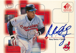 *サイン擦れ 99 SP Signature Auto Manny Ramirez