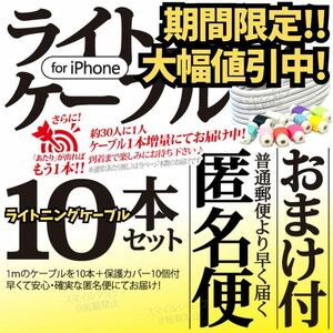 iPhone 充電器ケーブル 1m ライトニングケーブル アイフォン 純正品質