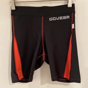 gowear スパイダーギアショートスパッツ　スポーツインナー　ショートスパッツ　アンダーウエア　ブラック　M 日本製