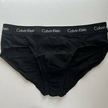 Calvin klein カルバンクライン メンズビキニ　XXL(XL) 黒　ビキニブリーフ　ブラック　コットンストレッチ　男性ビキニ　男性下着_画像1