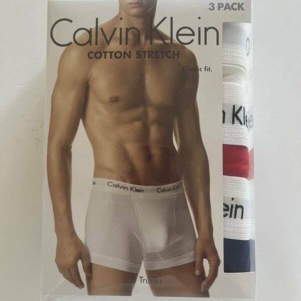 【訳あり品】Calvin klein カルバンクライン メンズボクサー　XL(L) ホワイト　3色セット　白ボクサー　メンズパンツ 男性ボクサー　下着
