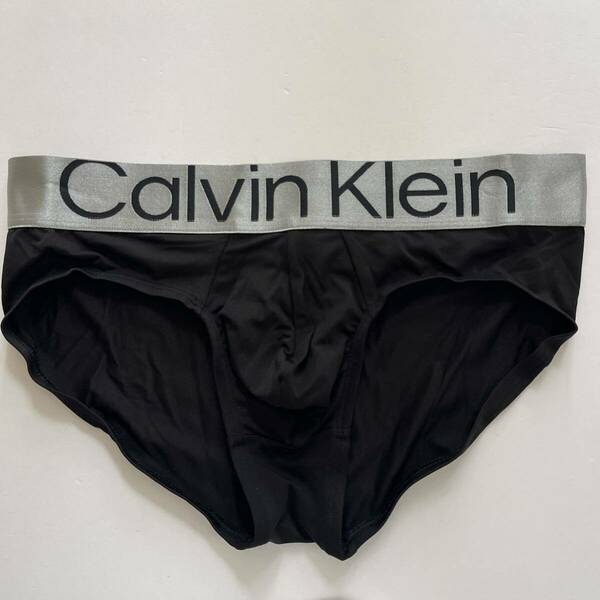 Calvin klein カルバンクライン メンズビキニ　L(M) ブラック　ナイロンストレッチ　メンズインナーウエア　男性インナー　男性下着