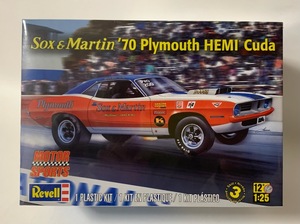 ☆Revell【Sox & Martin ’70 Plymouth HEMI Cuda】MOPAR/プリムス/クライスラー/モパー/ヘミクーダ/レベル/NHRA 1/25（未開封）☆