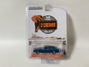 ☆グリーンライト GREENLIGHT HEMI 50 YEARS【1968 DODGE CHARGER R/T HEMI】 MOPAR/モパー/ダッジ/チャージャー/Plymouth 1/64 (未開封)☆