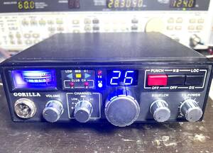CB無線 ゴリラ 28MHz改造機 ハイパワー20W 受信音IC化