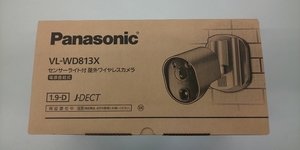  new goods unopened goods * Panasonic outdoors wireless camera VL-WD813X sensor light attaching power supply direct connection type 