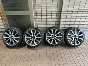 TRD TF6 18インチ7.5J +46 PCD100 5Hエンケイ製　ミシュランパイロットスポーツ4215/40R18 17年28週製造　86、プリウス等に！