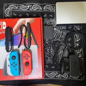 Nintendo Switch ニンテンドースイッチ 有機ELモデル ネオンブルー ネオンレッド Joy-Con ドック 付属品