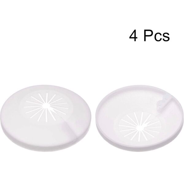 パイプカバー装飾 15mm-25mm プラスチック 4個 水道管排水 ホワイト