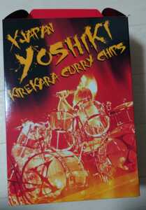 X JAPAN　YOSHIKI　紅　カレーチップス　空箱