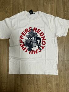 新品東京限定★Red Hot Chili Peppers オフィシャルツアーＴシャツ Tokyo Cream Buttercream-T XLサイズ ホワイト レッチリ バンドTシャツ 
