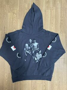 新品東京限定★Red Hot Chili Peppers Tokyo Black Hoodie XLサイズ 黒 オフィシャルツアーパーカー フーディー レッチリ プルオーバー 