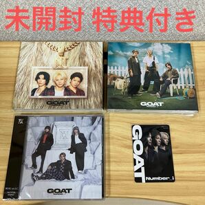 number_i GOAT 初回生産限定盤　3形態まとめ買い特典付き 新品　未開封　ナンバーアイ　ゴート