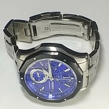 腕時計 SEIKO WIRED CHRONOGRAPH 10BAR VK67-K018 ブルー盤 純正バンド 電池交換済_画像3