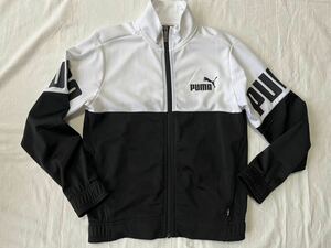 PUMA プーマ トラックジャケット ジャージ ブラッ140 ジュニア