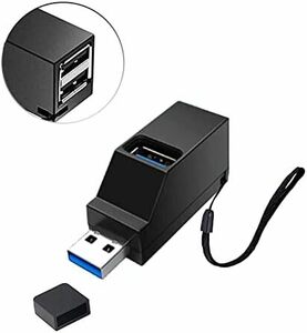 ALLVD USBハブ 3ポート USB3.0＋USB2.0コンボハブ 超小型 バスパワー usbハブ USBポート拡張 高速 軽